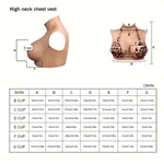 חזה סיליקון מותאם להלבשה - F CUP 6