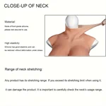 חזה סיליקון מותאם להלבשה - F CUP 5