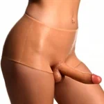 תחתוני סיליקון עם דילדו - Strap On